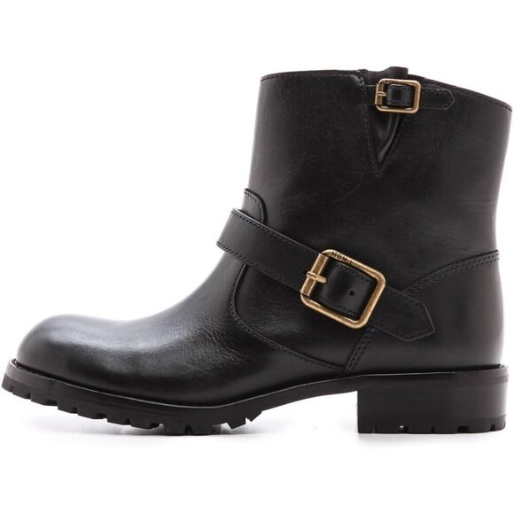 Marc by Marc Jacobs Black Buckle Moto Boot - Picture 1 of 10